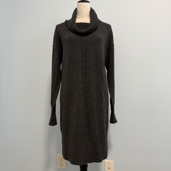 Sundance SONJA CASHMERE DRESS charcoal Size S - Picture 2 of 10